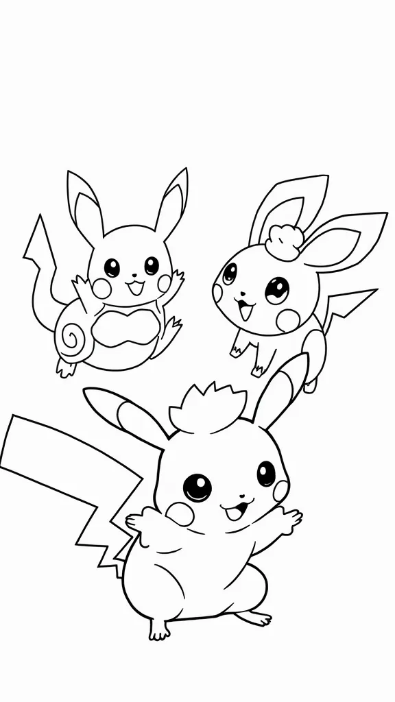 páginas para colorear de pokemon